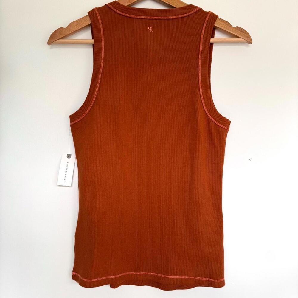 Pilcro Icon Scoop-Neck Tank Top - Picture 7 of 8